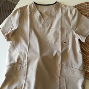 NFINITY Men's Beige Short Sleeve Tee